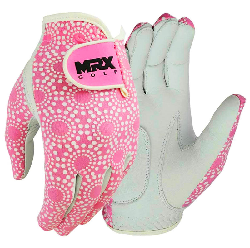 MRX Women Golf Glove Left Handed Golf Gloves Sweat Resistant Soft Cabretta Leather Regular Fit Women Golfer Glove | Stable Rain Grip Golf Glove Women Left Hand in | Winter Womens Golf Gloves. Pink Small - BeesActive Australia