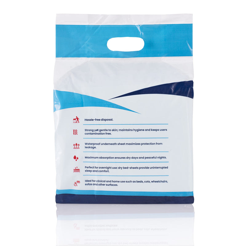 25 x Easy Care Solutions | Disposable Incontinence Bed Pads | 40 x 60 cm | 1 Pack of 25 40x60 cm (Pack of 25) - BeesActive Australia