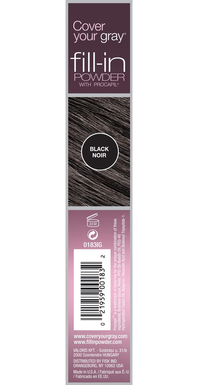 Cover Your Gray Fill-in Powder with Procapil /Pack of 3 (Black) by Cover Your Gray - BeesActive Australia