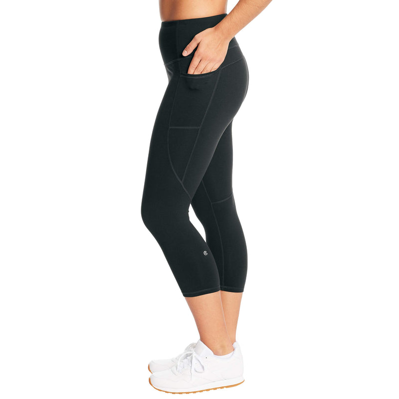 C9 Champion Women's High Waist Capri Legging X-Large Ebony - BeesActive Australia