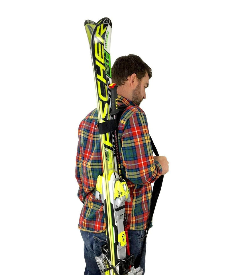 StoreYourBoard Ski and Boot Carrier Straps, Adjustable Shoulder Sling System, Heavy-Duty Ski Carrier, 2 Pack - BeesActive Australia