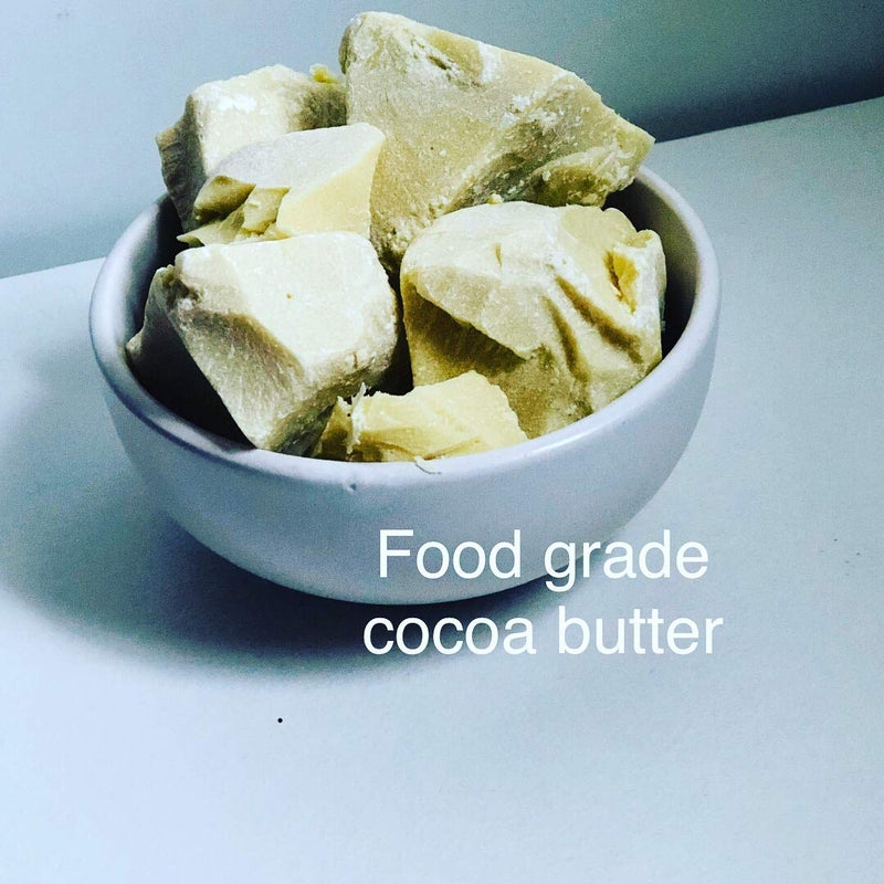 Organic Cocoa Butter FOOD GRADE 1 LB by Oslove Organics - Raw, Non-Deodorized, Unrefined - Best Cocoa Butter for DIY body butter and delicous Home-made Chocolate, Allergen Free - BeesActive Australia