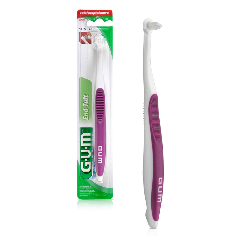 Butler G-U-M End-Tuft Brush Tapered 308R, Adult - 1 Ea ( Pack of 6 ) - BeesActive Australia