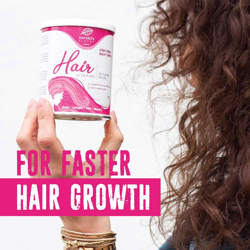 Nature's Finest by Nutrisslim Hair Vitamins - 30 Day Treatment with Biotin, Collagen Vitamin C and MSM | Supports Strong and Healthy Hair (1) 1 - BeesActive Australia