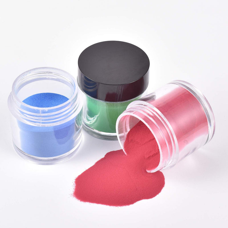 Acrylic Powder, 18 Colors Nail Acrylic Powder Sets Art Tips UV Gel Powder Design Decoration 3D DIY Tips decoration Manicure - BeesActive Australia