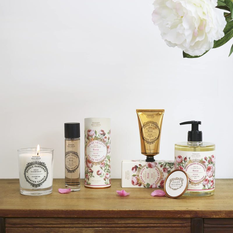 Panier des Sens Rose Hand cream for dry cracked hands with Olive oil & Shea butter, hand lotion - Made in France 97% natural - 1Floz/30ml Rejuvenating Rose 1 Fl Oz (Pack of 1) - BeesActive Australia