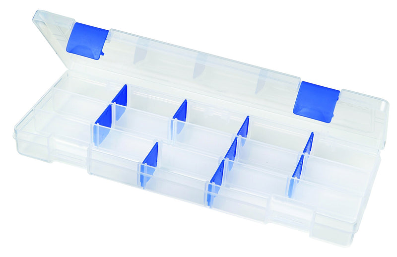 Flambeau 3009 Tuff Tainer See-Through Storage Box, 3 Fixed Compartments, 9 Zerust Dividers - BeesActive Australia
