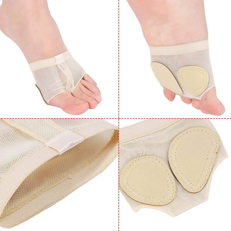 [AUSTRALIA] - Dance Foot Thongs, Thong Toe Paws, Lyrical Shoes, Lyrical Ballet Belly Dance Foot Thongs, Dance Paw Pad Shoes Half Sole M 