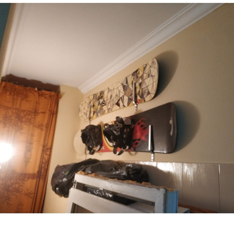 YYST Snowboard Storage Rack Wall Mount - Hardware and Screw Cover Included- Hold 1 Board - BeesActive Australia