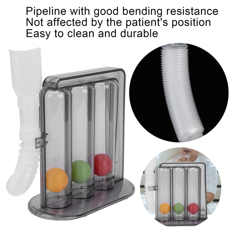 Lung Exerciser Respiratory Exerciser Deep Breathing Exerciser Washable 3 Ball Vital Capacity Training Tool Incentive Spirometer - BeesActive Australia