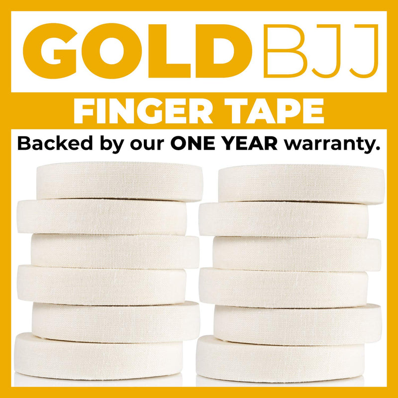 Gold BJJ Jiu Jitsu Tape - Strong Athletic Finger Tape, 1/2" x 30' - Protect Fingers and Toes in MMA, Judo, Wrestling, Martial Arts, Rock Climbing 3 - BeesActive Australia