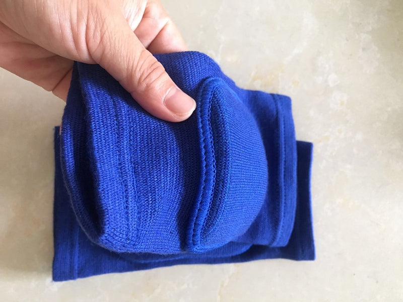 MINILUJIA 2PCS/Pair Children Elbow Pad Cover Tight Non-slip Sponge Sleeves Breathable Flexible Elastic Kid Elbow Brace Support Protector blue s - BeesActive Australia