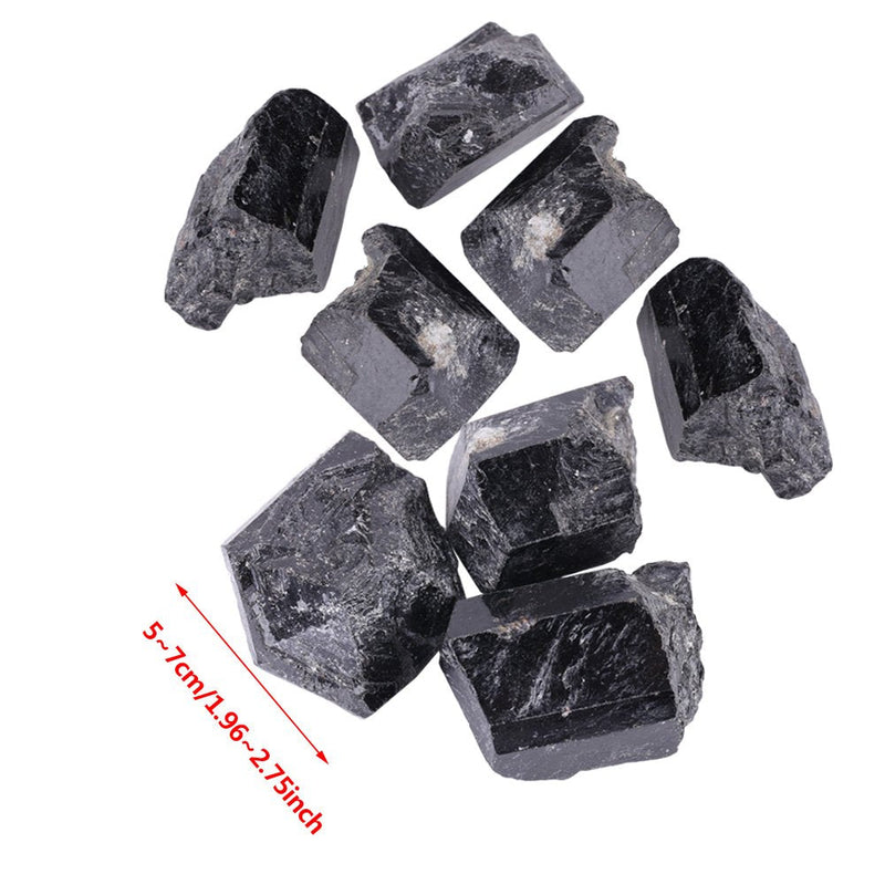 Raw Natural Black Tourmaline Crystals Stone Tourmaline Rough Rock Quartz Crystal Healing Stone - BeesActive Australia