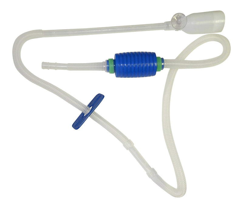Dependable Industries Aquarium Cleaner Siphon Pump Fish Tank Gravel Sand Cleaner with Long Nozzle with Water Flow Controller - BeesActive Australia