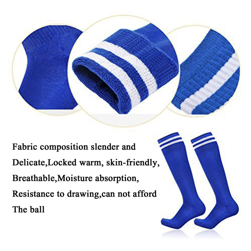 Haploon 2 Pair Knee Shin Guards Soccer Football Shin Pads Protector Calf Knee Protective Gear for 5-10 Old Kids, Teenagers, Boys, Girls, with 2 Pair Long Sleeve Soccer Socks - BeesActive Australia