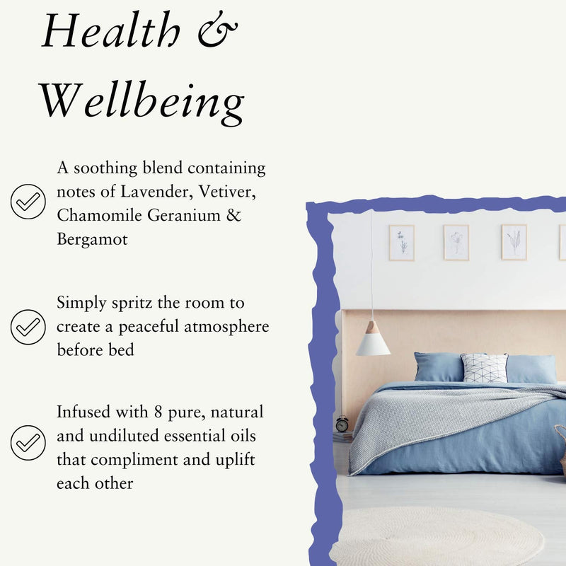 Absolute Aromas Goodnight Room Spray 30ml - Natural mist spray with Lavender, Vetiver, Chamomile, Geranium and Bergamot Essential Oils - BeesActive Australia