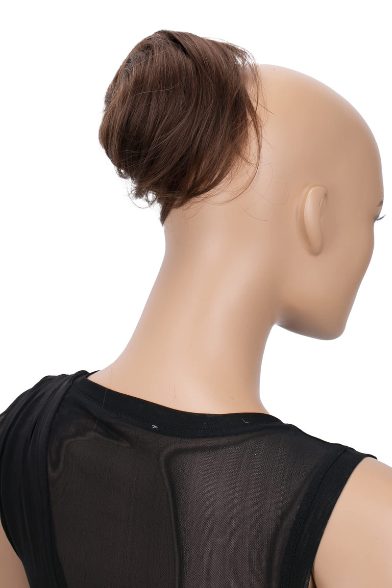 PRETTYSHOP Bun Hairpiece Ponytail Hepburn-Bun Scrunchie Updo Light Brown DC1 light brown #BTF DC1 - BeesActive Australia