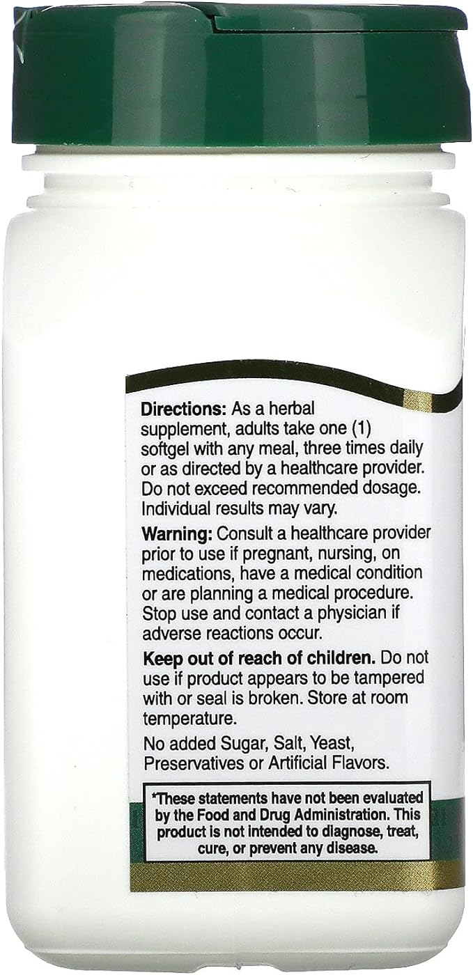 EVENING PRIMROSE OIL 500mg, 60 SOFTGELS by 21st Century HealthCare - BeesActive Australia