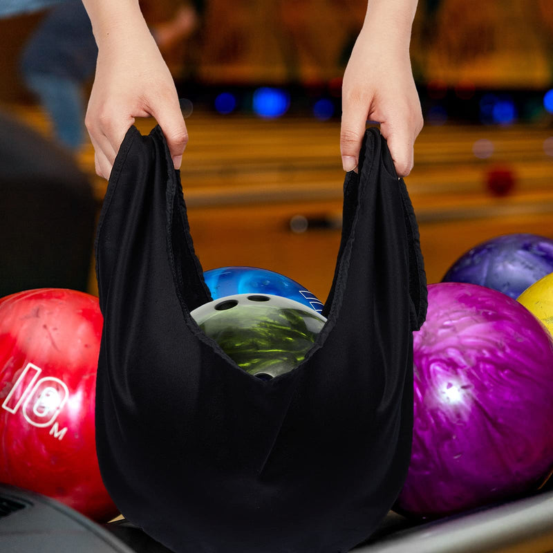 3 Pack Bowling Ball Seesaw Washable Bowling Ball Towel Black Bowling Ball See Saw Giant Bowling Ball Polisher Bowling Polisher Bag for Bowling Ball Cleaning - BeesActive Australia