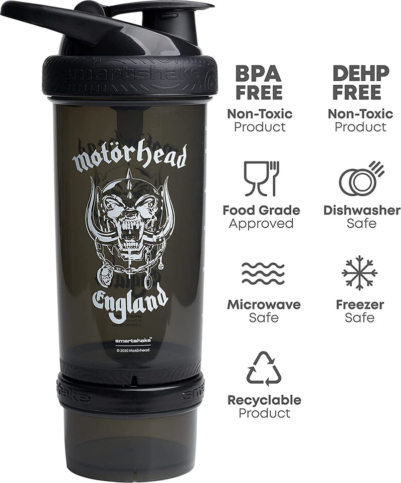 Smartshake Revive, 750 ml, Motorhead, Shaker Motörhead - BeesActive Australia