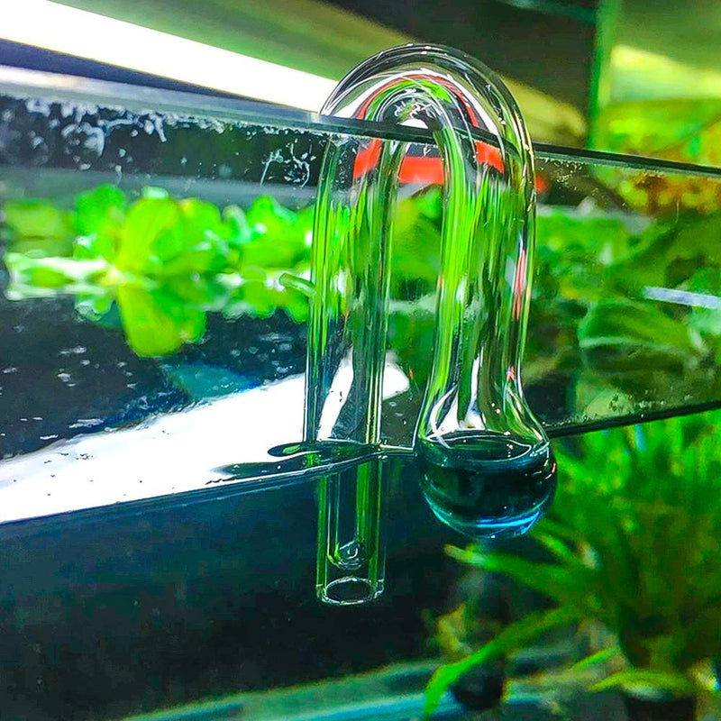 IAFVKAI Glass CO2 Drop Checker Aquarium Hang On CO2 Monitor CO2 Detector for Aquarium Planted Tank - BeesActive Australia