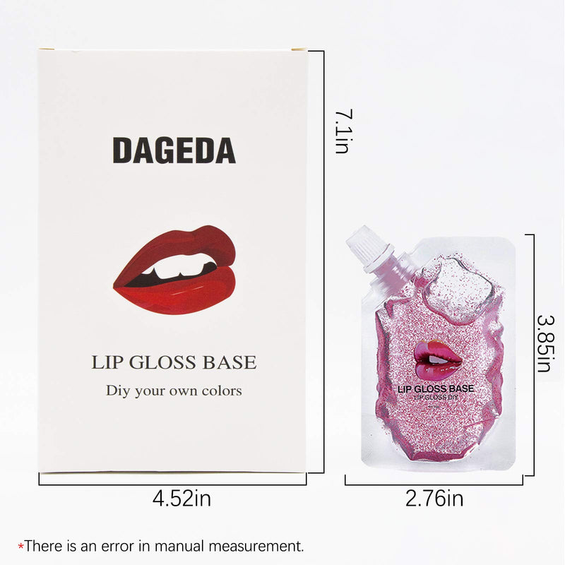 DAGEDA Pearly Sequins Moisturizing Lip Gloss Base (3.5oz.) DIY Lip Glow Lip Glaze Lipstick Material for Making Your Own Glitter Lip Balm Lip Maximizer DIY Lip Plumper Making Organic Lip Balm 20ML - BeesActive Australia