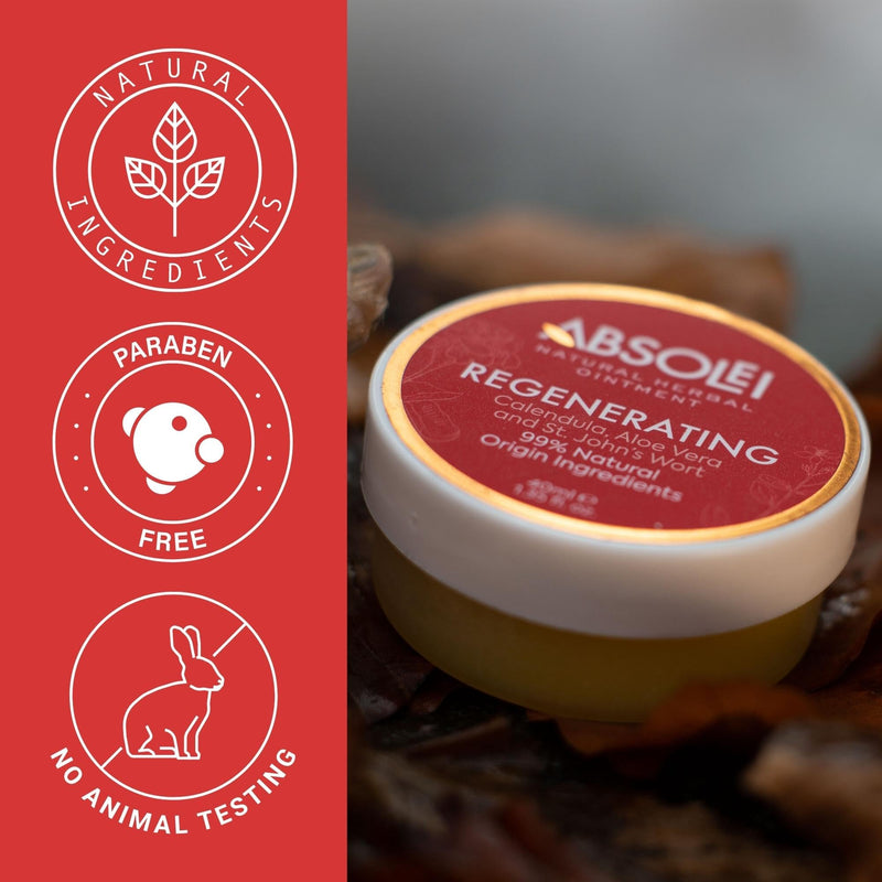 Absolei Calendula Ointment, Natural Ointment for Burns, Wounds and Cuts with Aloe Vera and St John's Wort, 40 ml - BeesActive Australia