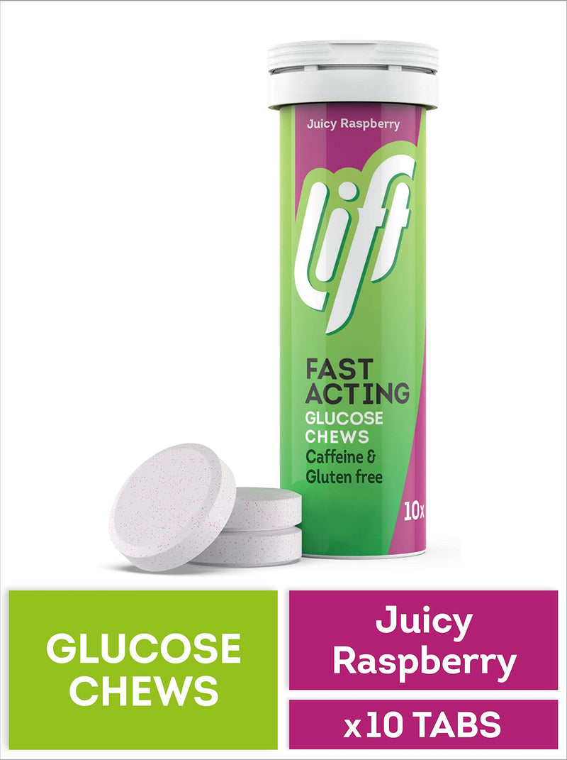 Lift | Fast-Acting Glucose Chewable Energy Tablets | Mixed Berry | 6 Pack of 10-Tablet Tubes - BeesActive Australia