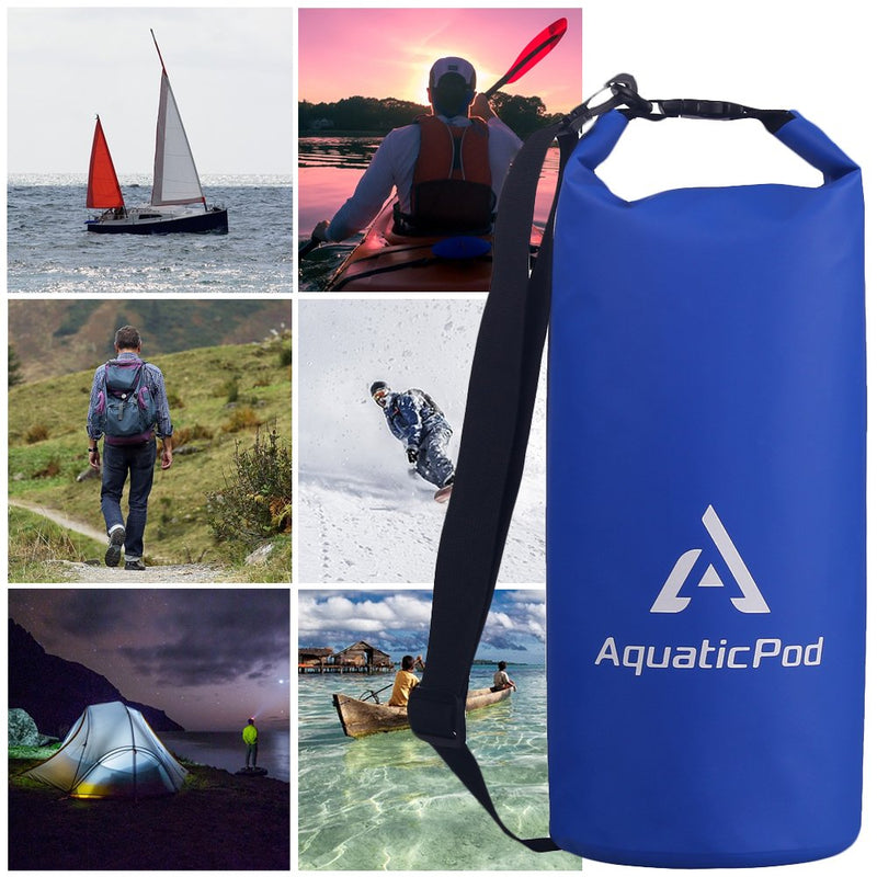 [AUSTRALIA] - Waterproof Dry Bag – 10L | High-Quality Floating Sack for Boating, Kayaking, Fishing, Rafting, Aquatic Pod Blue 