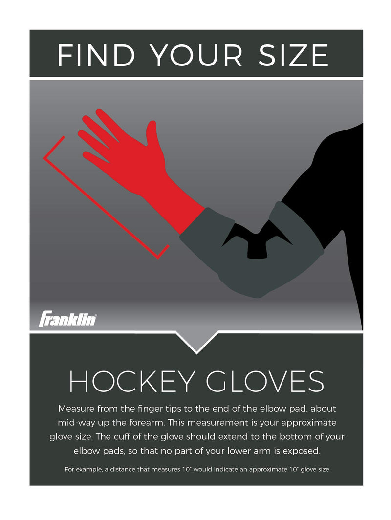 [AUSTRALIA] - Franklin Sports Hockey Gloves - NHL - 11 Inch - HG 150 