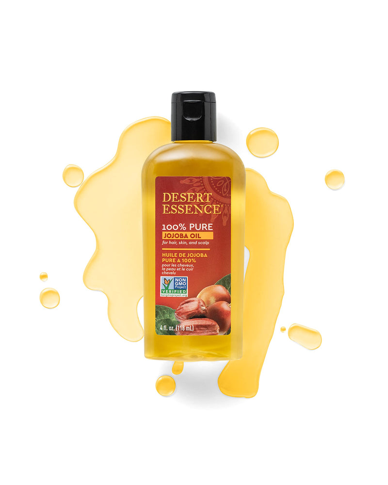 Desert Essence 100% Pure Jojoba Oil - 4 fl oz 3.99 Fl Oz (Pack of 1) - BeesActive Australia
