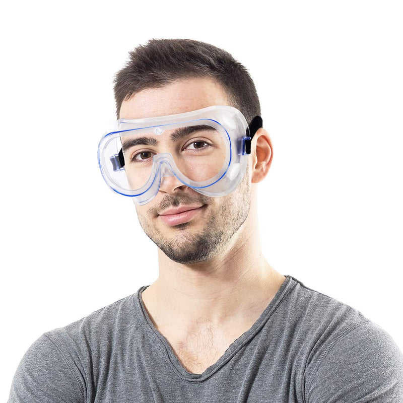 Safety Goggles, Anti-Fog Protective Safety Glasses, Eye Protection White - BeesActive Australia