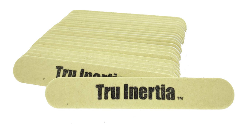 Tru Inertia Emery Board Pack of 25 – Bulk Nail Files, Pale Yellow Coarse Nail Files - BeesActive Australia