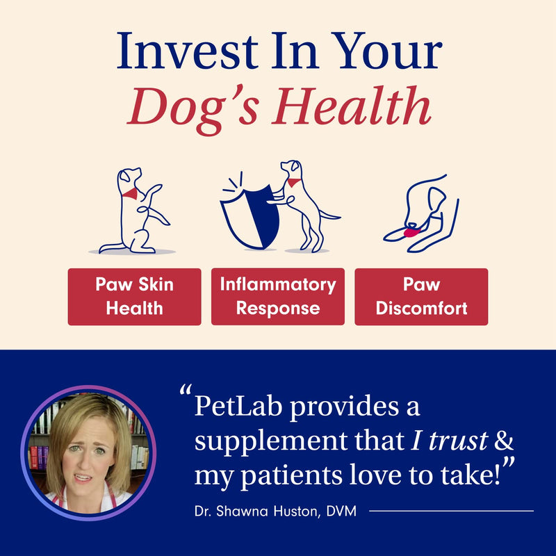 PetLab Co. Paw Balm for Dogs - Moisturizes and Supports Dry Paws - Easy to Use Paw Soother for Dogs of All Ages - Dog Paw Wax - BeesActive Australia