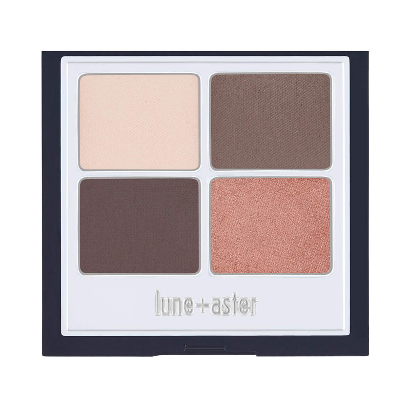 Lune+Aster Weekday Chic Eyeshadow Palette - Four cool, neutral shimmer shades take the guesswork out of how and where to apply - BeesActive Australia