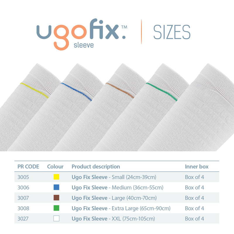 Ugo Fix Sleeve (x4) - Catheter Leg Bag Holder/Catheter Bag Cover, Strong and Durable Fibre Blends with External Seams, Washable and Reusable with Free Laundry Bag (Pack of 4) (Medium) Medium (Pack of 4) - BeesActive Australia