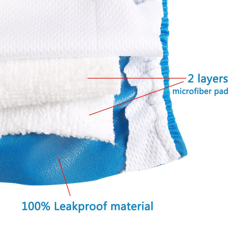 vecomfy Washable Dog Diapers Female for Small Dogs(4 Pack),Premium Reusable Leakproof Puppy Nappies S Simple Color - BeesActive Australia