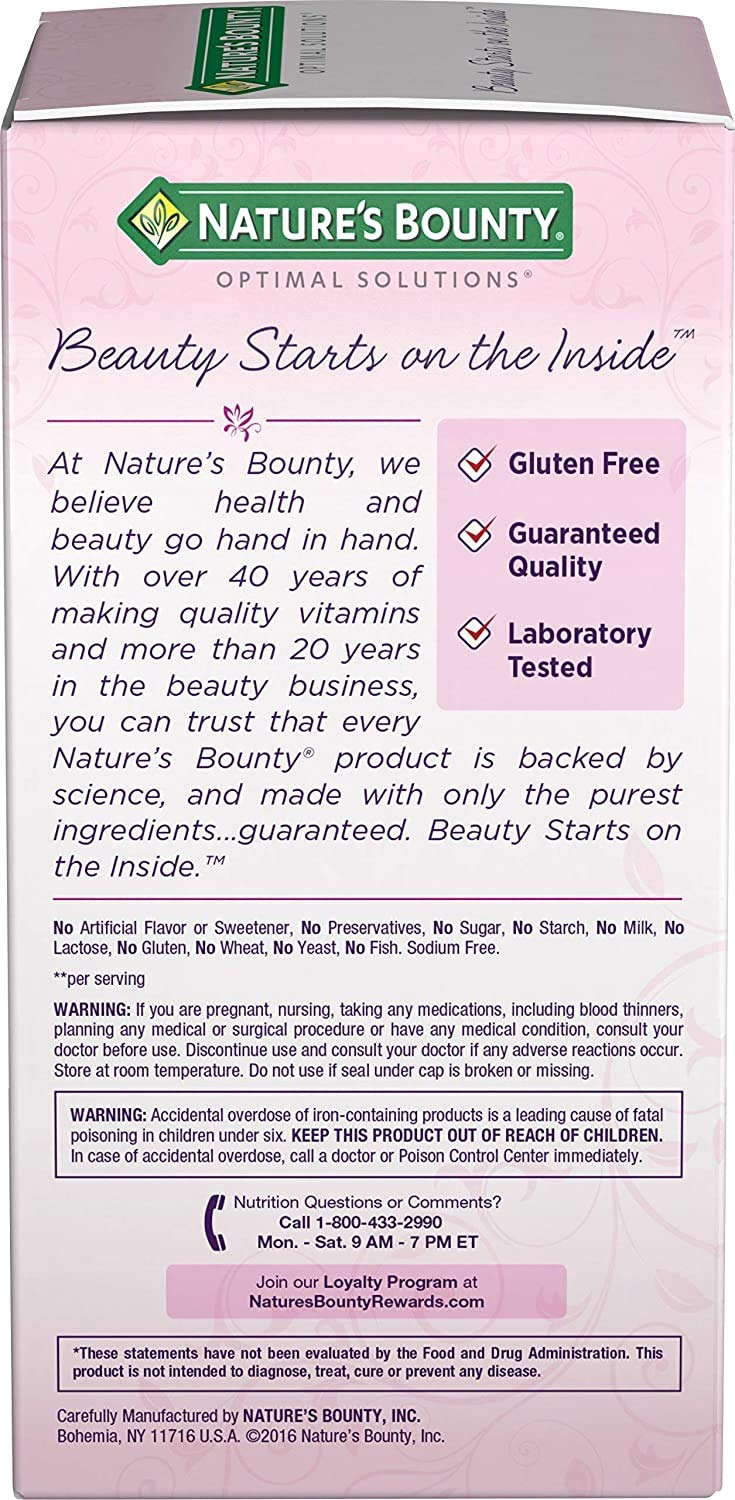 Prenatal Multivitamin by Nature's Bounty, Dietary Supplement, Supports Baby's Healthy Growth and Development, 60 Softgels 60 Count - BeesActive Australia