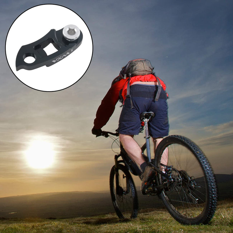 WHYHKJ Bicycle Rear Derailleur Hanger Extension 32T/36T/40T/42T/44T/46T/50T/52T/56T MTB Mountain Road Bike Speed Change Frame Gear Tail Hook Extender, Black - BeesActive Australia