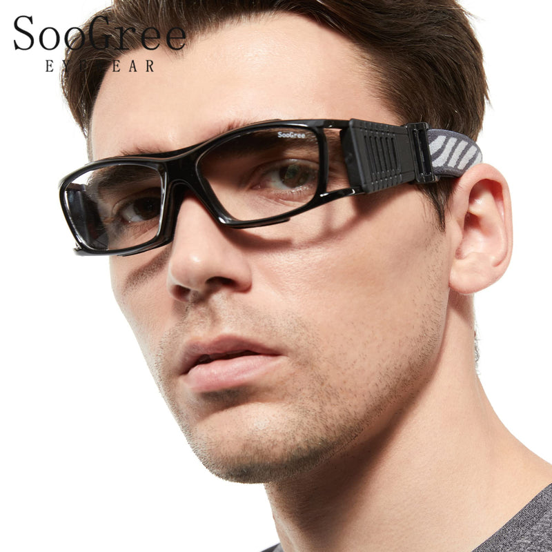 SooGree Basketball Dribbling Glasses Sports Protective Eyewear Goggles for Men Black - BeesActive Australia