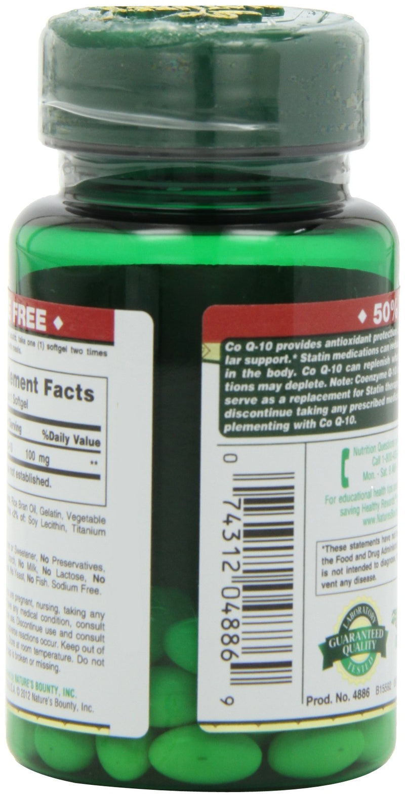 Nature's Bounty CoQ10, Rapid Release Softgels, 45 Count 45 Count (Pack of 1) - BeesActive Australia