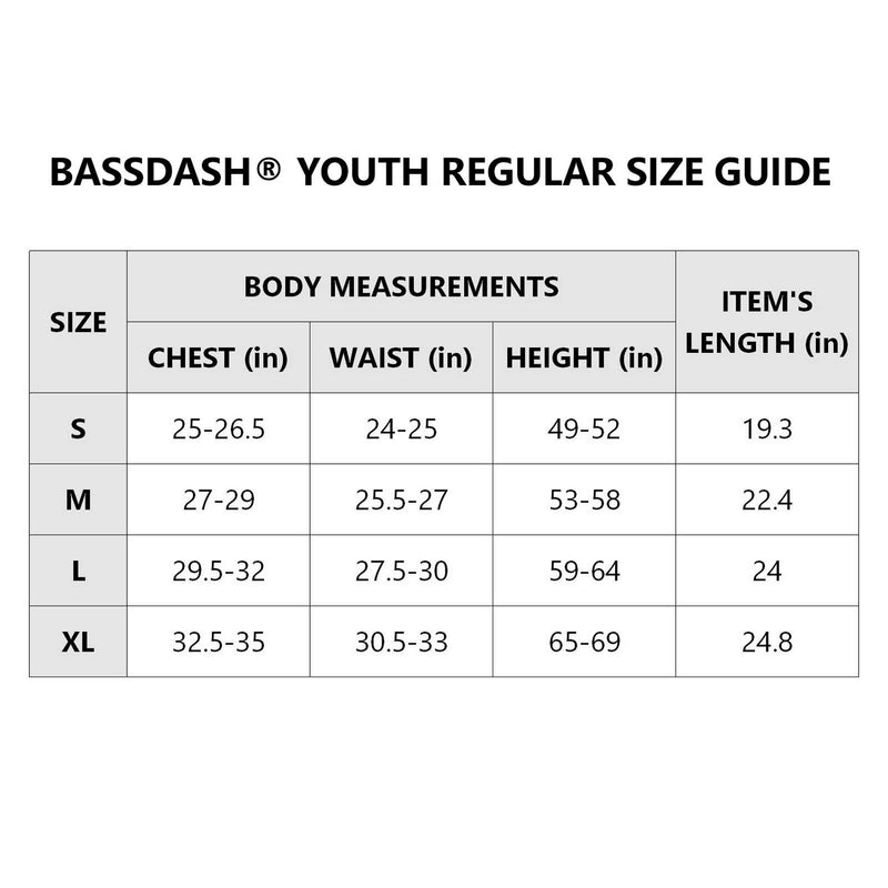 Bassdash Youth UPF50+ Camo Long Sleeve Fishing Shirt UV Protection Quick Dry Tee Black/Black & Orange Fishes Small - BeesActive Australia