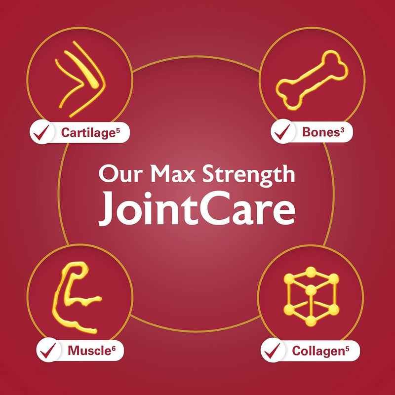 Seven Seas JointCare Supplements, Max, 356 mg Omega-3, Vitamin D & C, + Zinc, With Collagen & Glucosamine, EPA & DHA, 60 Capsules JointCare Max Single - BeesActive Australia