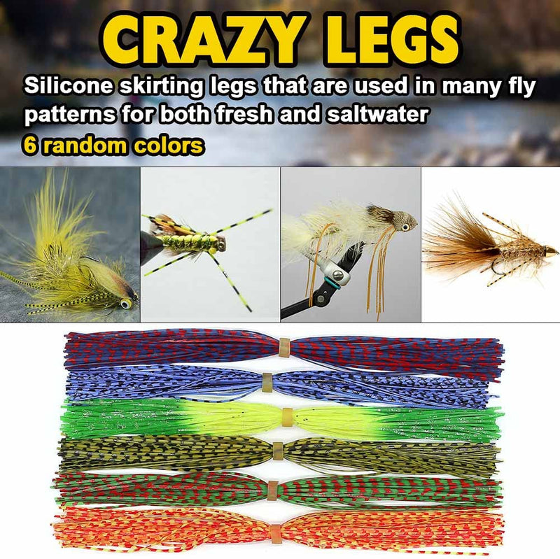 XFISHMAN Beginners-Fly-Tying-Materials Kit for Fly Tieing Starter Fly Tying Hooks Thread Brass Beads Heads Flashabou Dubbing Rubber Legs Flies Making Supplies - BeesActive Australia