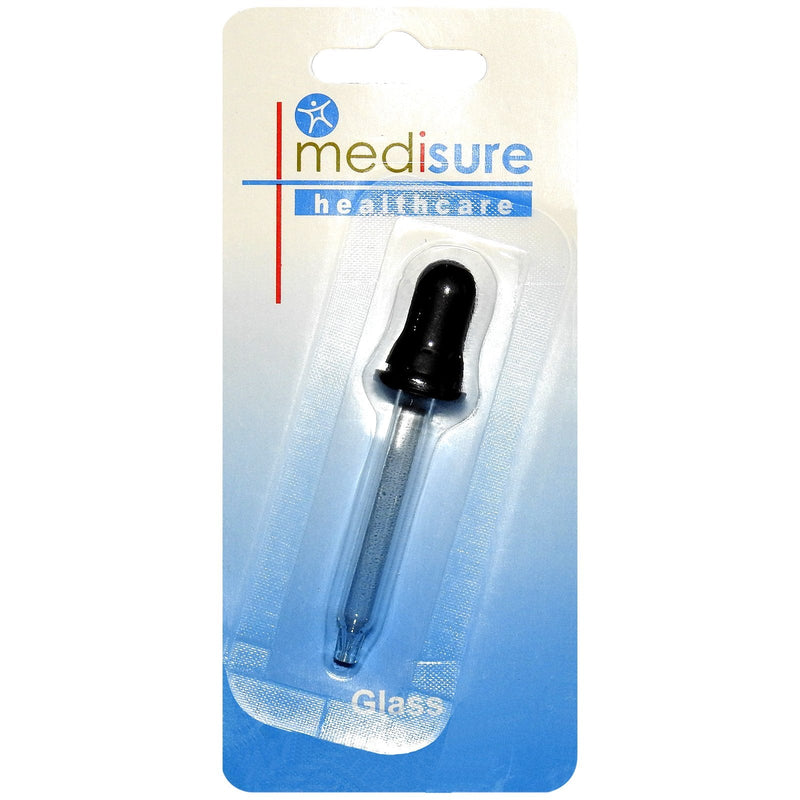 Medisure Healthcare Medical First Aid Lab Eye Dropper Clear Glass Pipette x 3 Tubes - BeesActive Australia