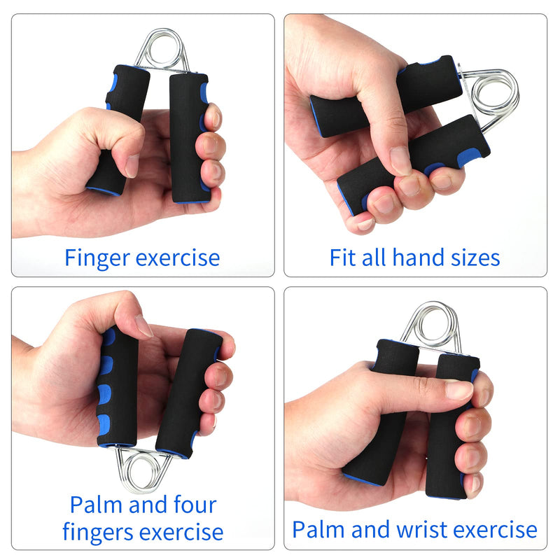 erduoduo Hand Grips for Strength Training,Soft Foam Hand Workout Grippers, Strengthen Hand Grip Exerciser,2 Pack - BeesActive Australia