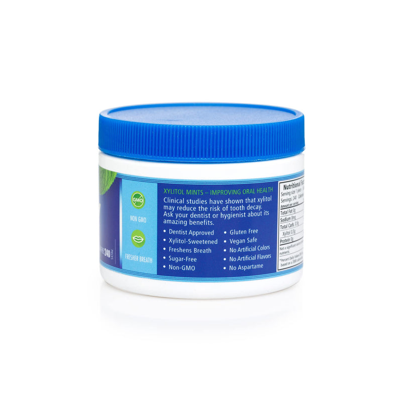 Spry Xylitol Mints, Natural Peppermint, 240 Count - BeesActive Australia