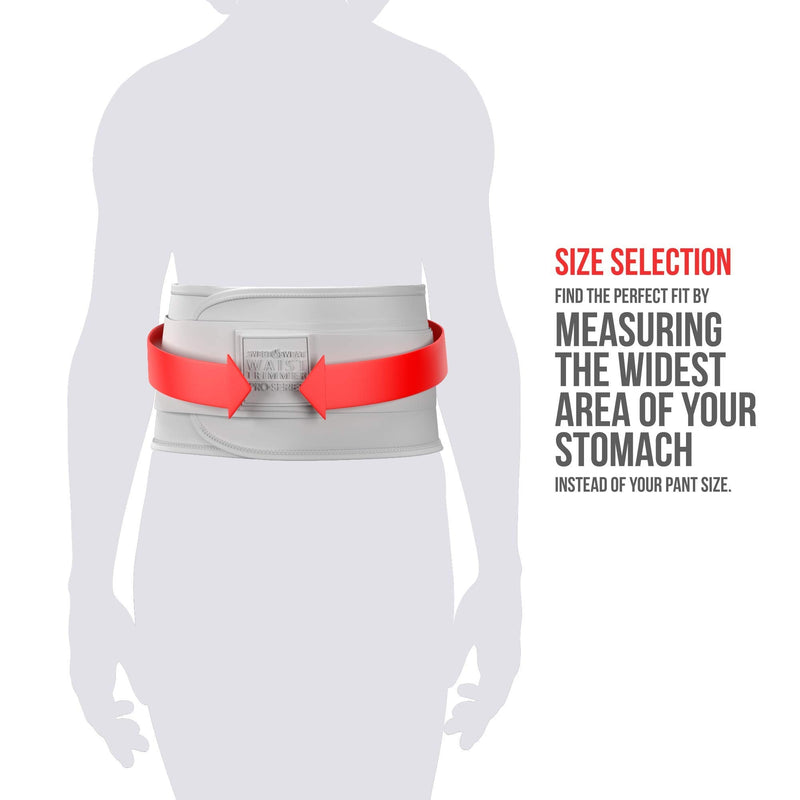 Sweet Sweat 'Pro-Series' Waist Trimmer Belt | Premium Waist Trainer with adjustable straps for a Tighter Fit & Better Sweat! Medium-Large Pink - BeesActive Australia