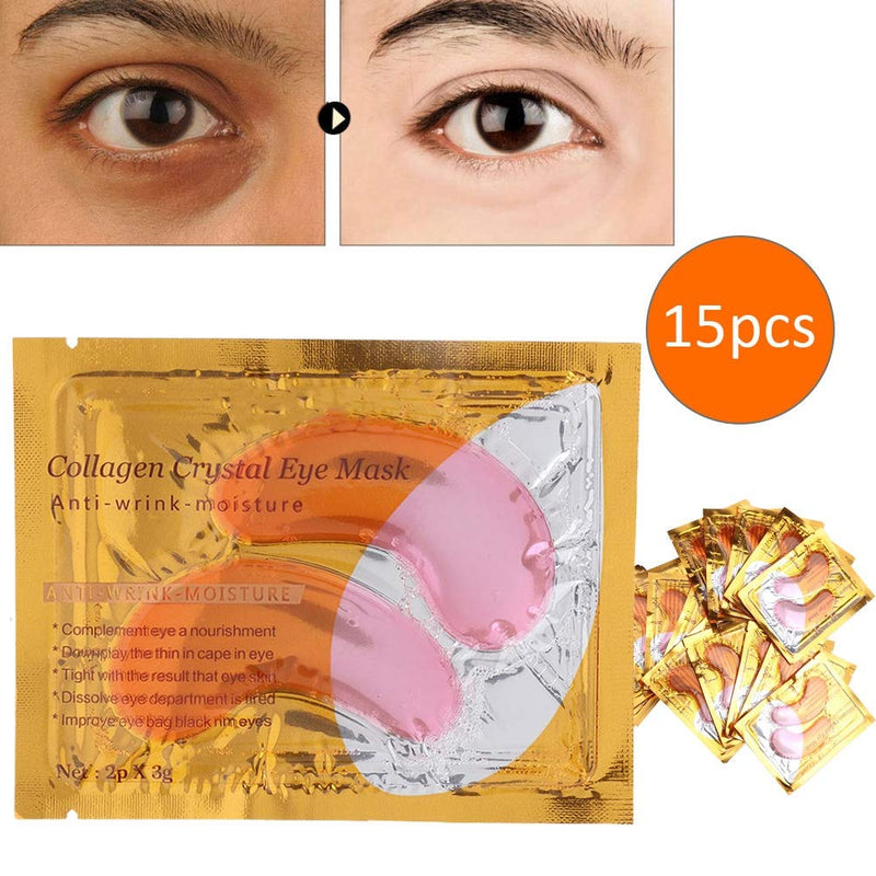 Eye wraps,efero 15pcs Collagen Eye wraps Hydrating Moisturizing Anti-aging Remove Dark Circle Eye Patch - BeesActive Australia