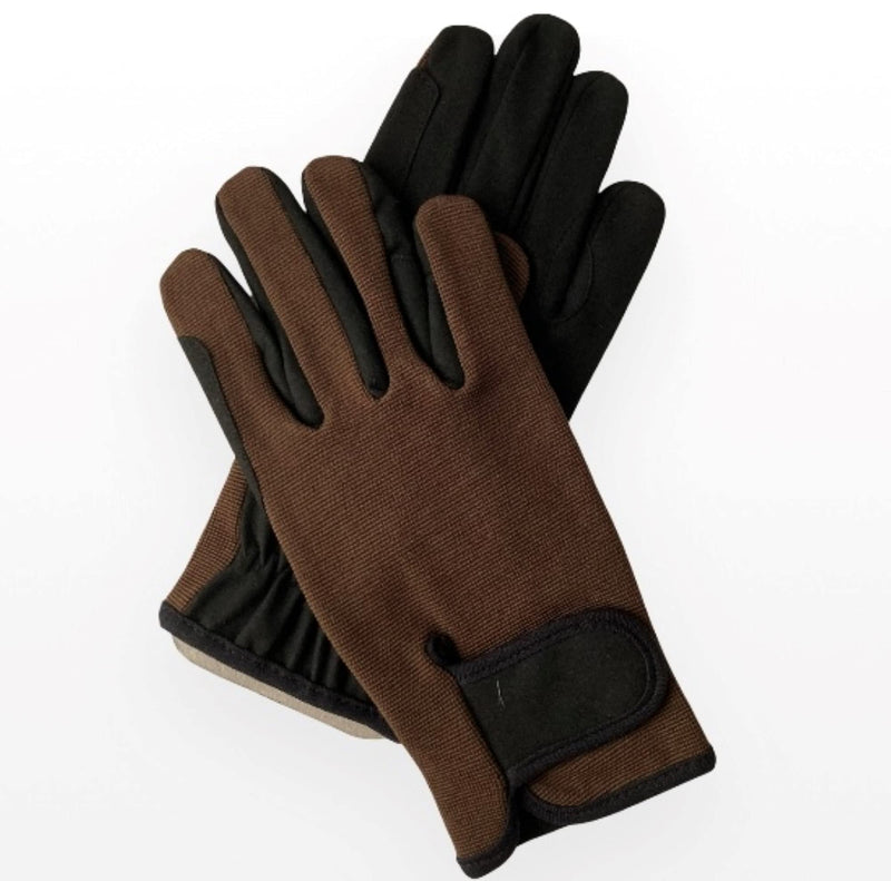 Youth Equestrian Gloves for Girls & Boys Children Gloves All Weather Outdoor Sports Gloves Horse Riding 6 - 8 Years Brown - BeesActive Australia